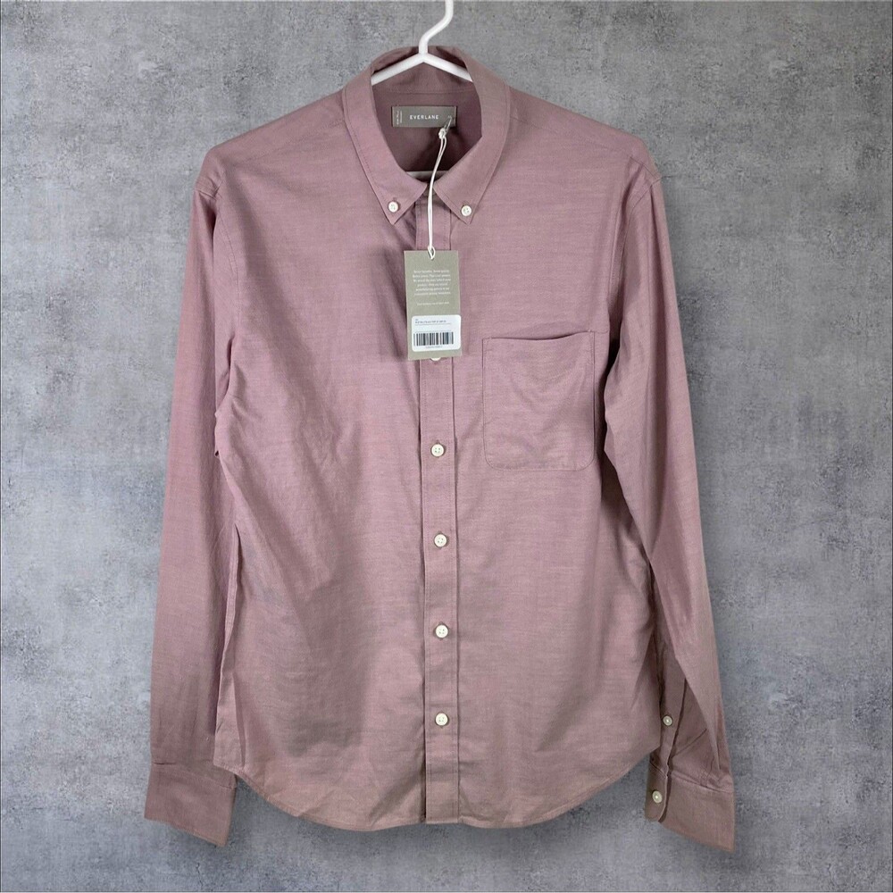 Everlane Shirt Mens XS Pink Oxford Button Down Cotton Pocket Office OCBD NWT